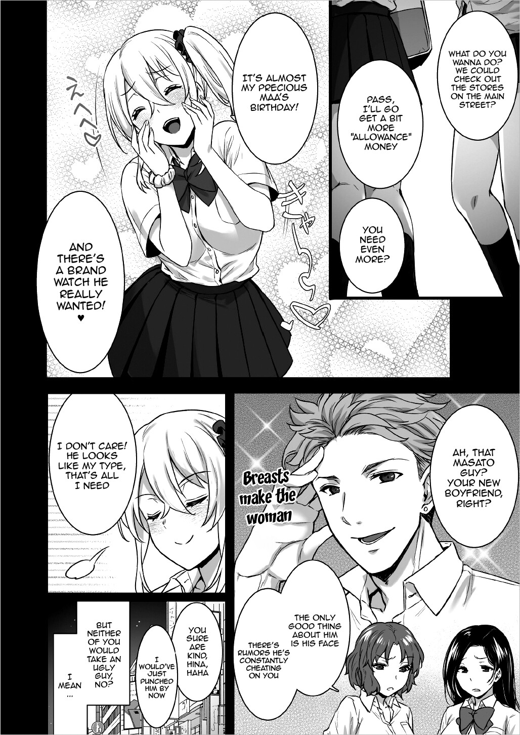 Hentai Manga Comic-Rental Breeding Old Men 4 ~Gang Banging A Gal As Punishment For Blackmailing Through Sugar Daddy Services~-Read-7